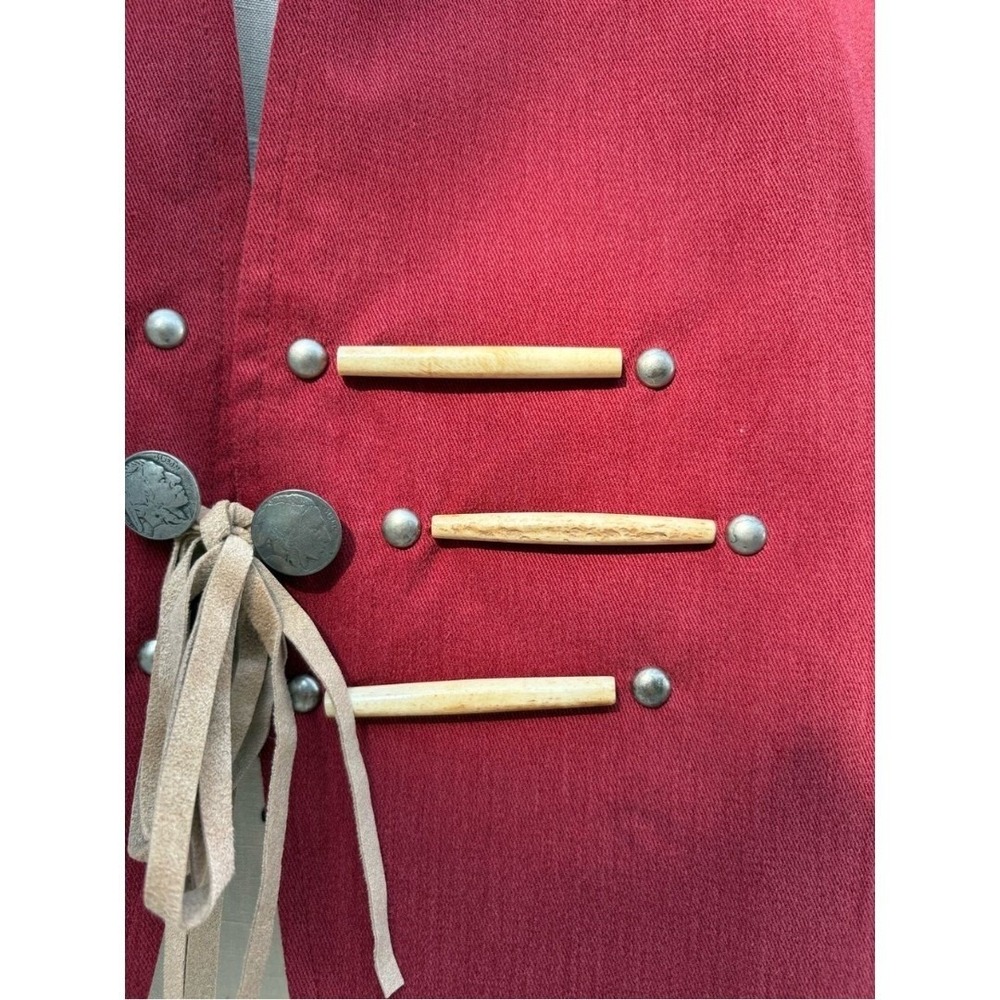 Vintage Yoakum Double D Ranch Western Jacket 2X Plus Size Red Cowgirl Rodeo - Picture 8 of 12
